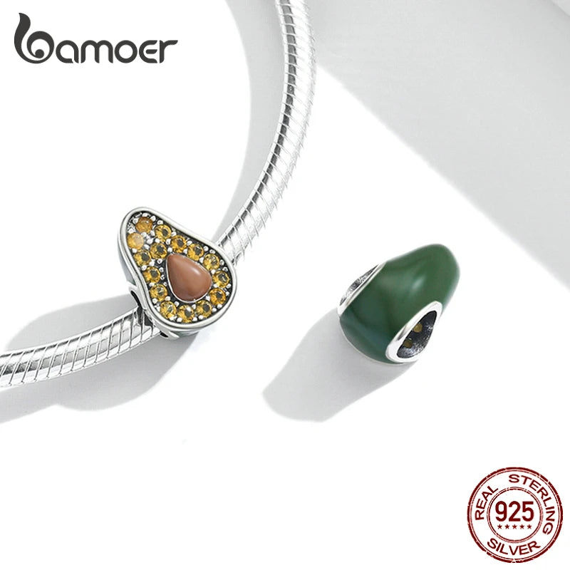 925 Sterling Silver Summer Fruit Charm - Compatible with Pandora Bracelets