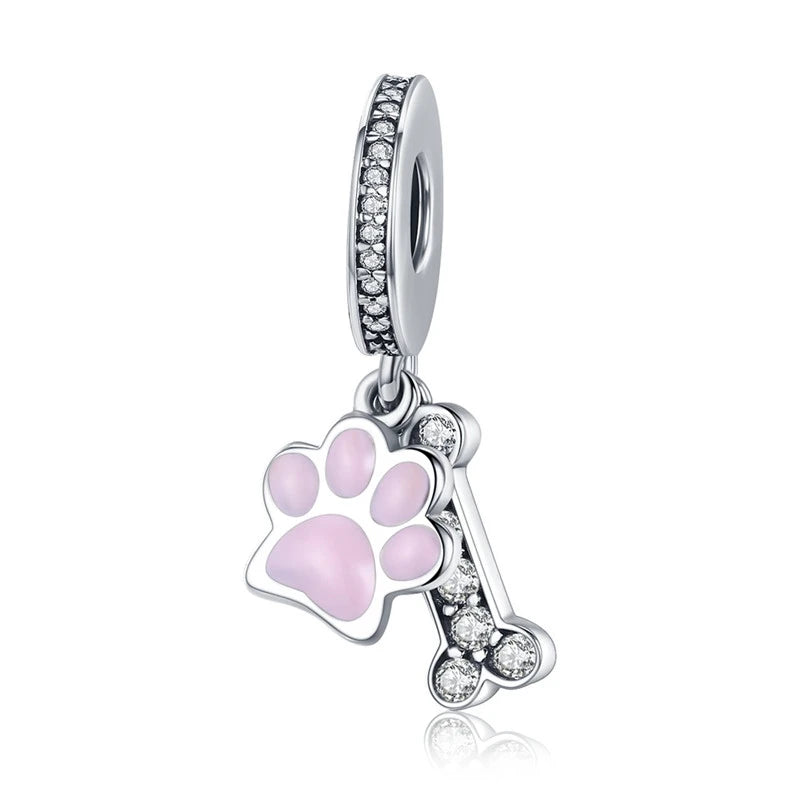 Silver Animal Charm - Compatible with Pandora Bracelets & Necklaces - Perfect Gift for Any Occasion