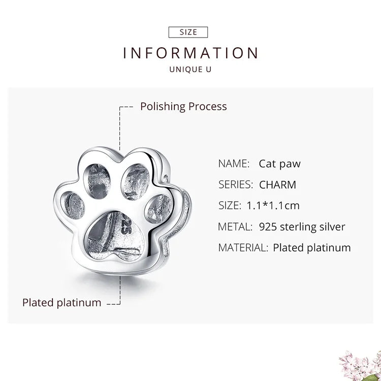 925 Sterling Silver Reflexions Charm - Authentic Bamoer Bracelet Bead Compatible with Pandora, Perfect Gift for Her